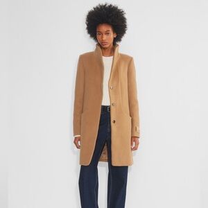Aritzia Wilfred Cocoon coat XS Tan Camel